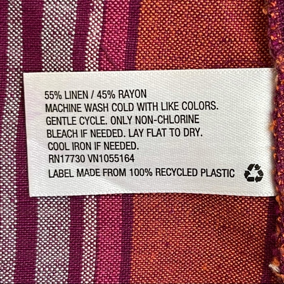 a new day Top Linen Blend Colorful Thin Strap NWT - Picture 7 of 10